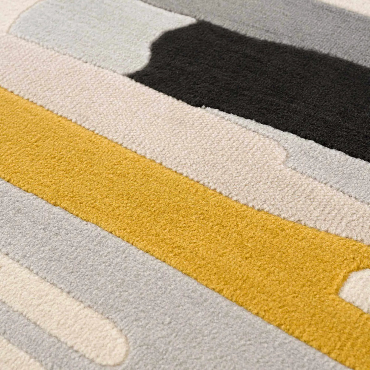 Southfields Mustard Modern Rug, photo 17 of 17