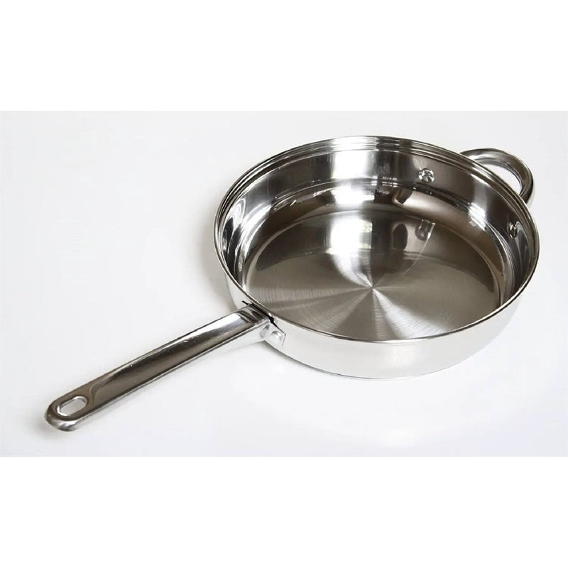12 Piece Cool Touch Stainless Steel Cookware Set by HomePacific