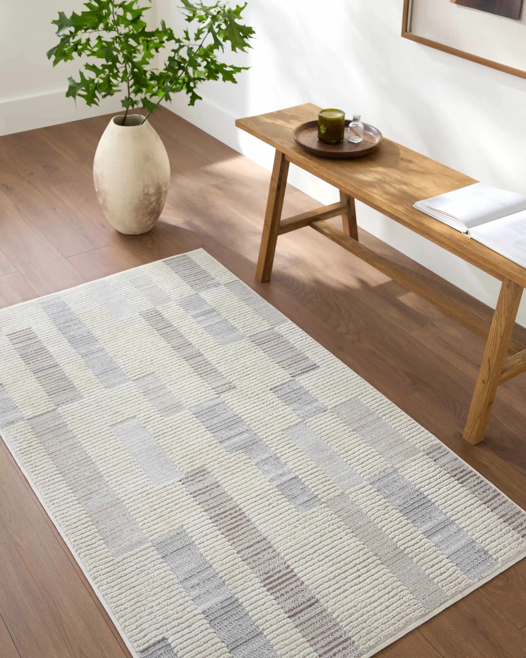 Chouko Broken-Striped Area Rug by Boutique Rugs