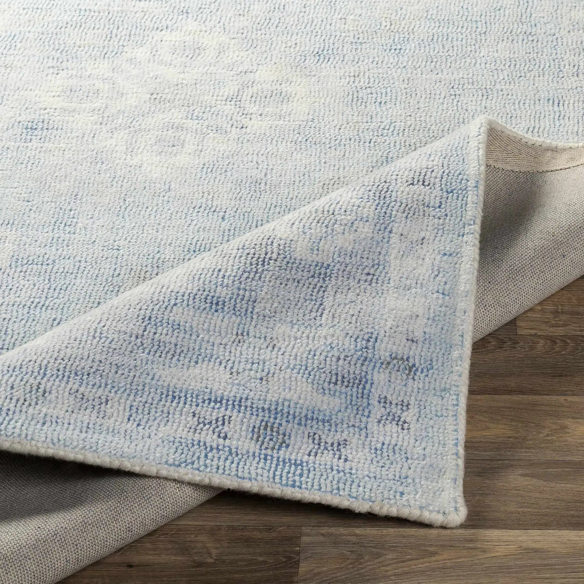 Calderbank Sky Blue Wool-Blend Area Rug, photo 7 of 9