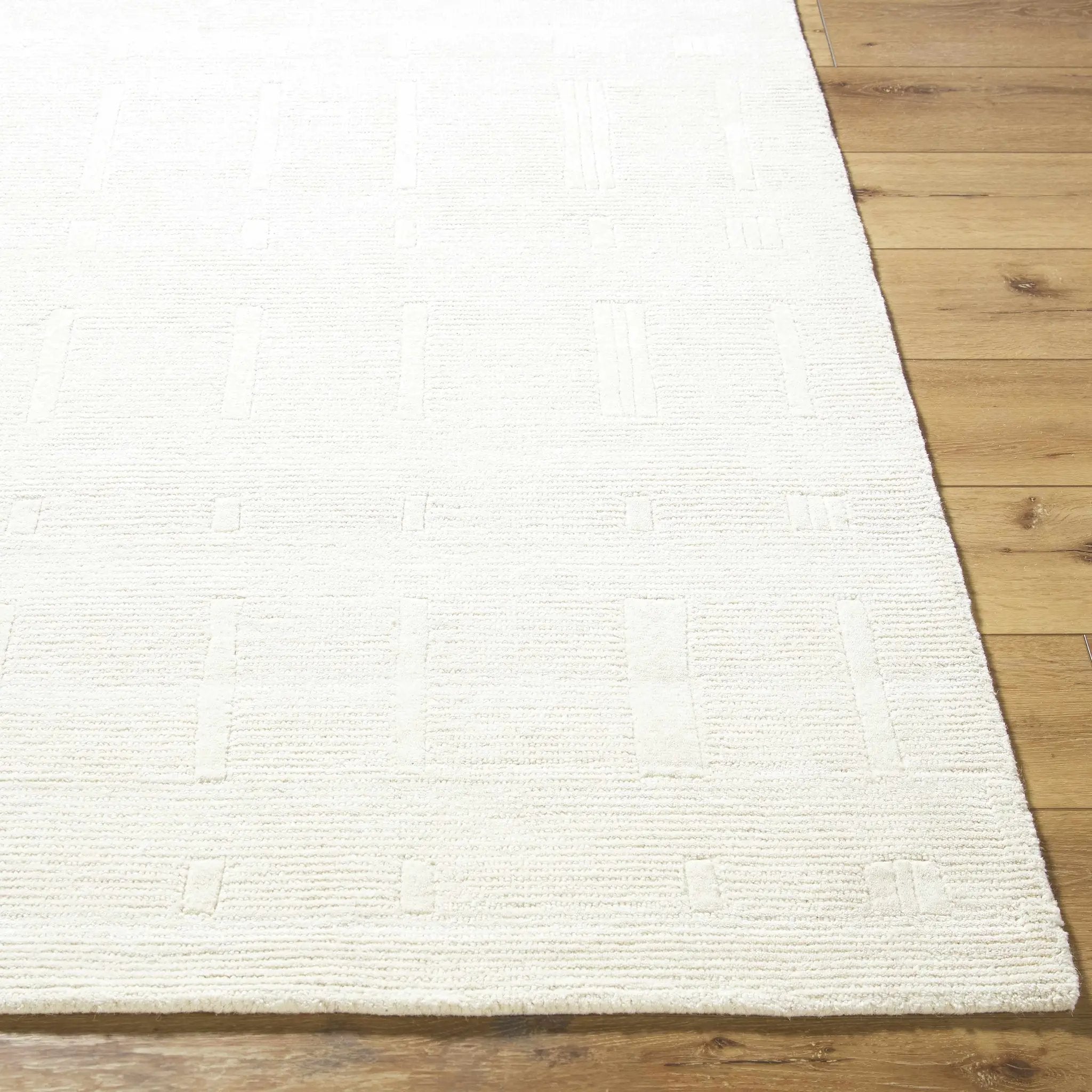 Charan Ivory Cream Area Rug by Boutique Rugs