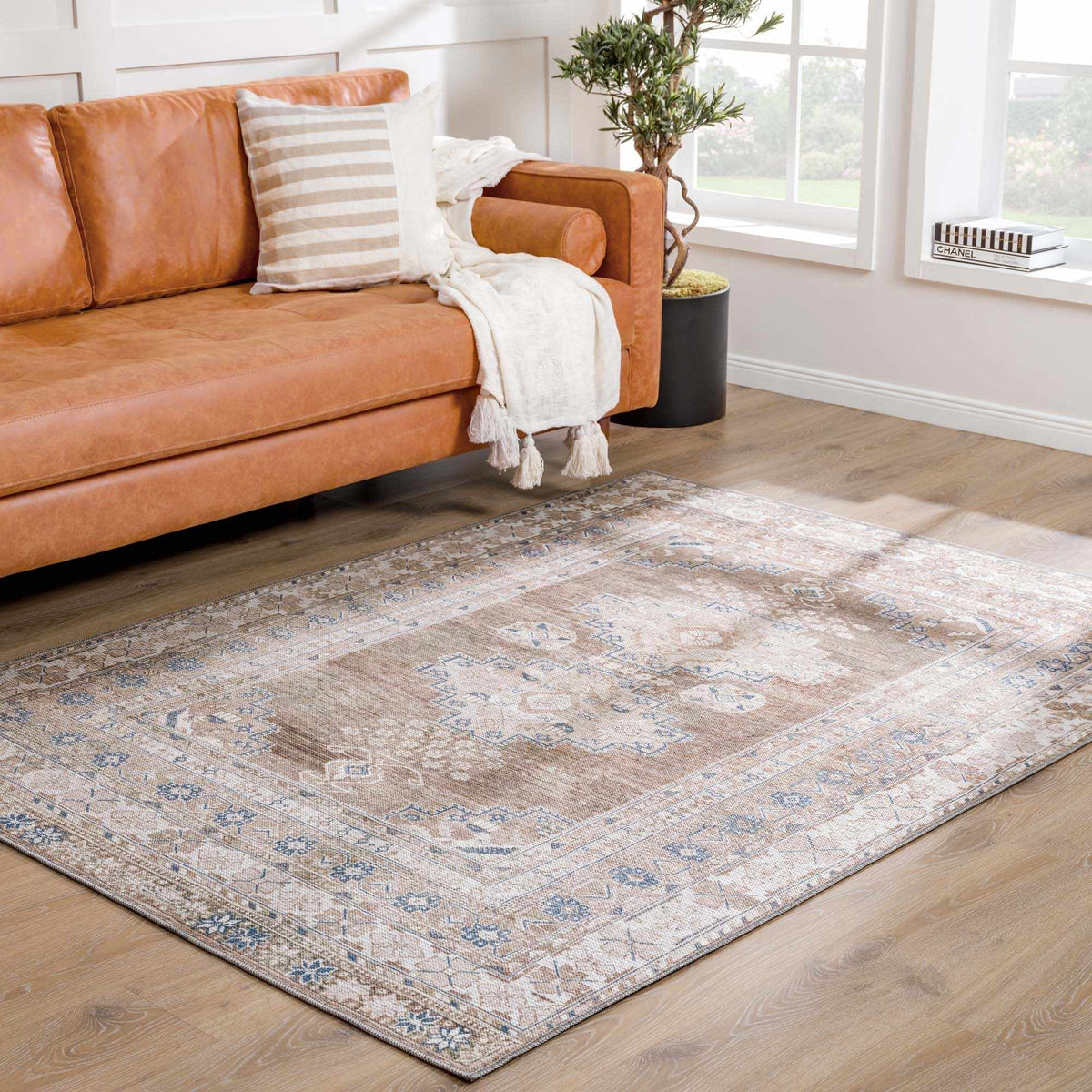 Baltinglass Washable Area Rug, installed in a room 2