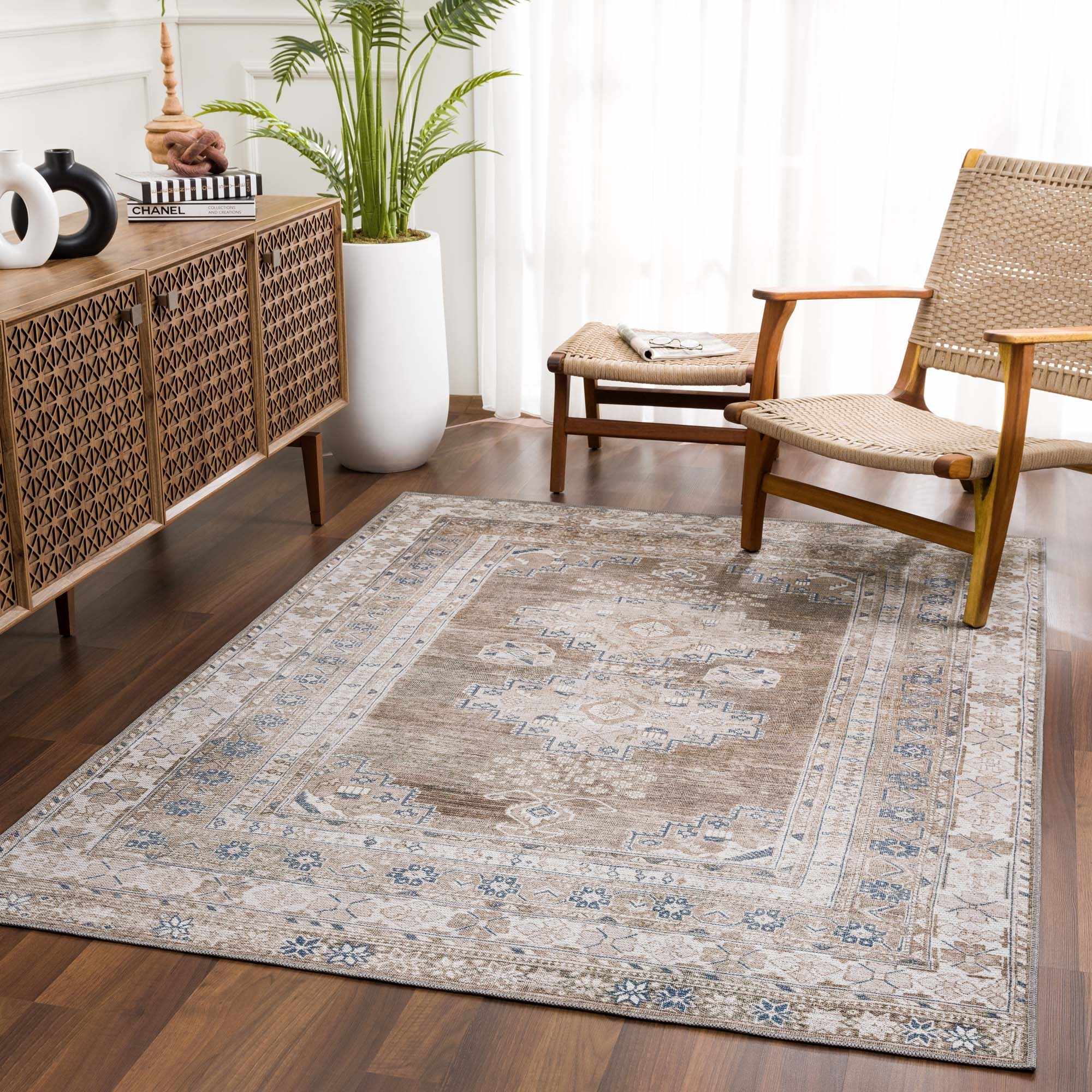 Baltinglass Washable Area Rug by Hauteloom