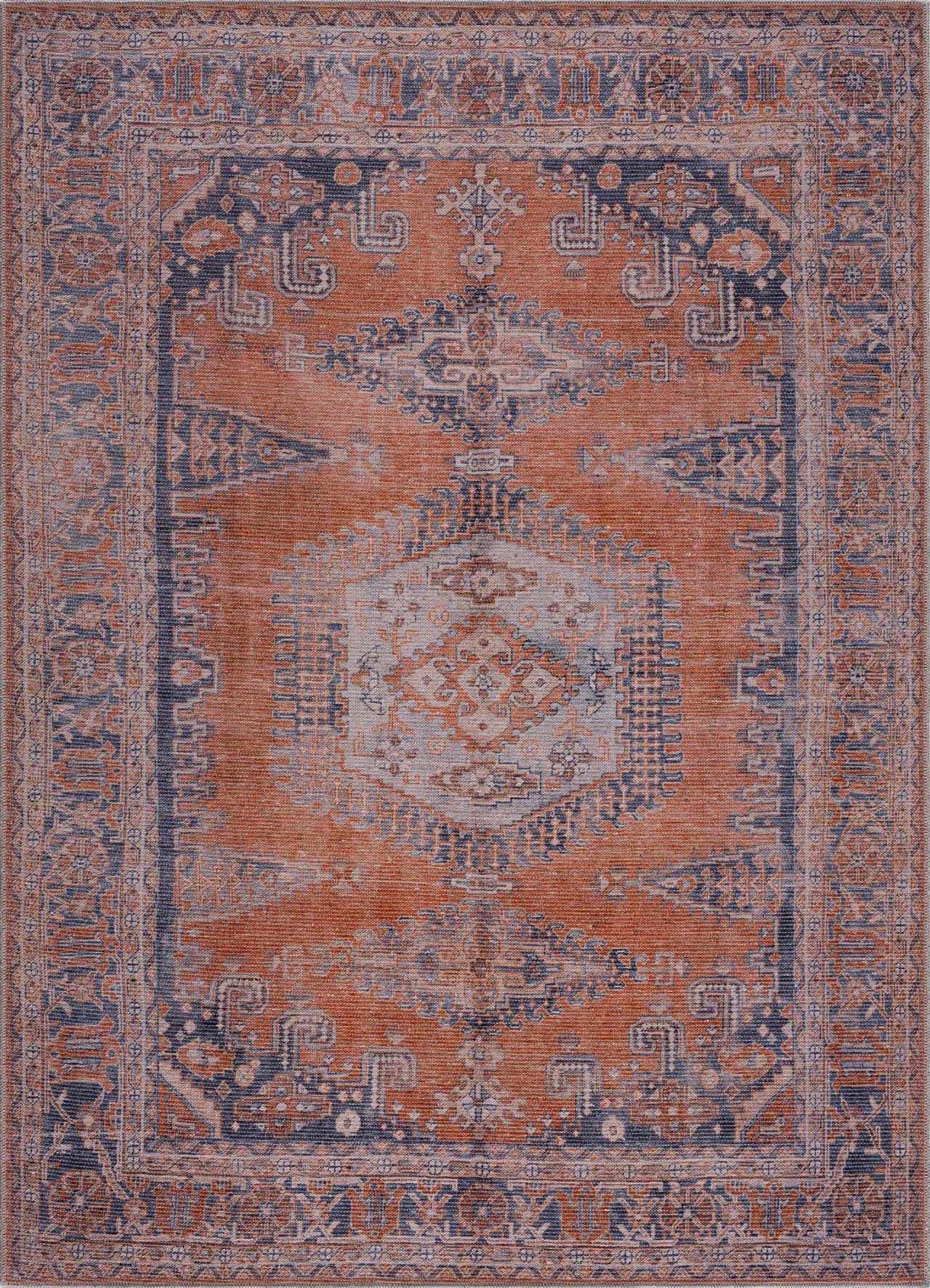 Taber Burnt Orange Persian Style Rug by Boutique Rugs