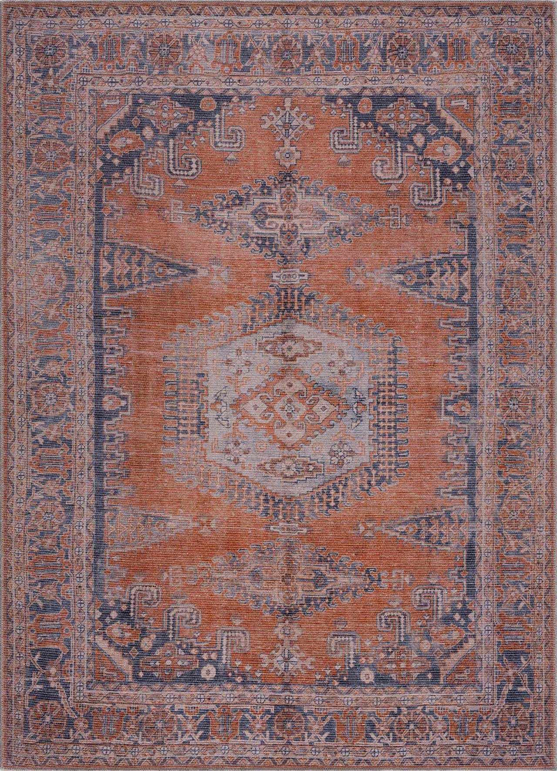 Taber Burnt Orange Persian Style Rug by Boutique Rugs