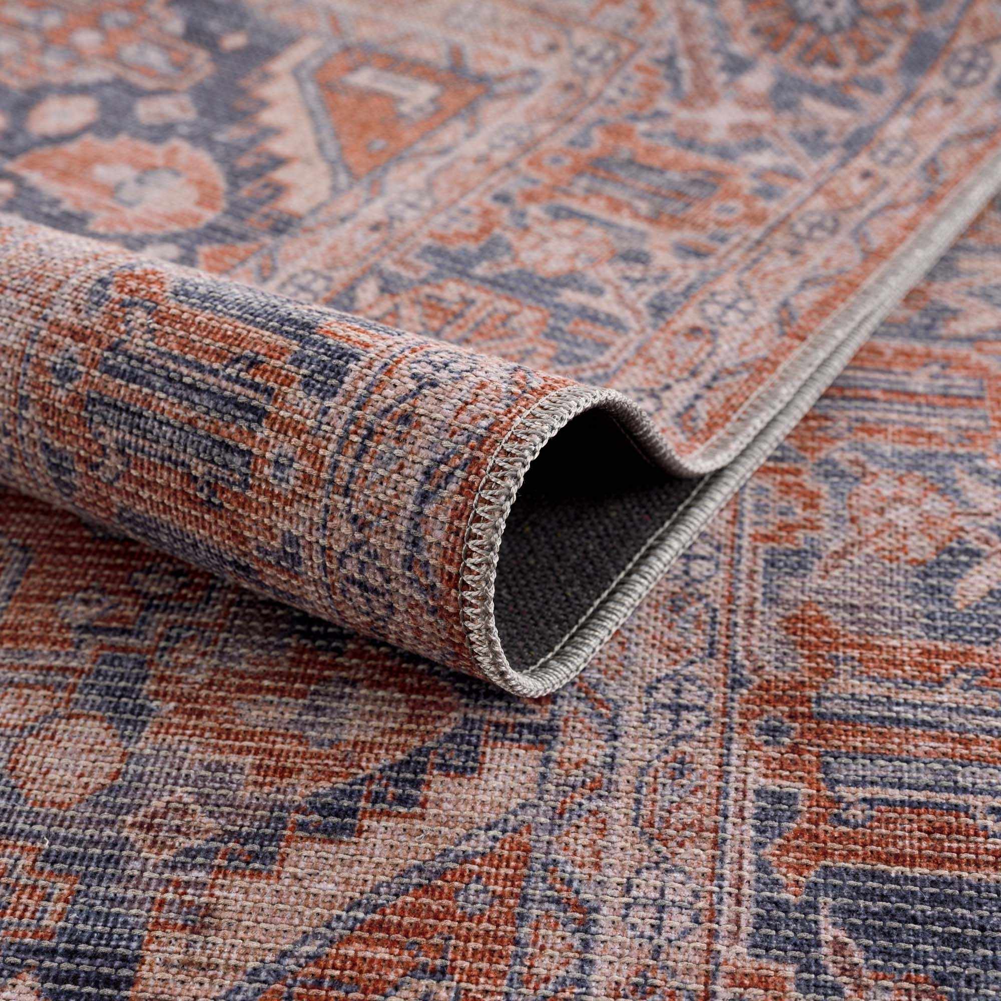 Taber Burnt Orange Persian Style Rug by Boutique Rugs