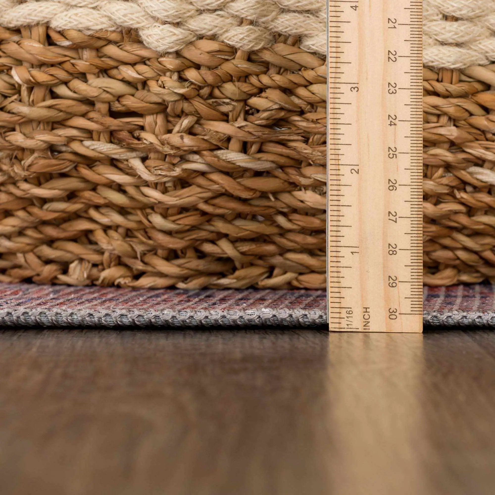 Burnt Orange Taber Medallion Washable Area Rug by Hauteloom