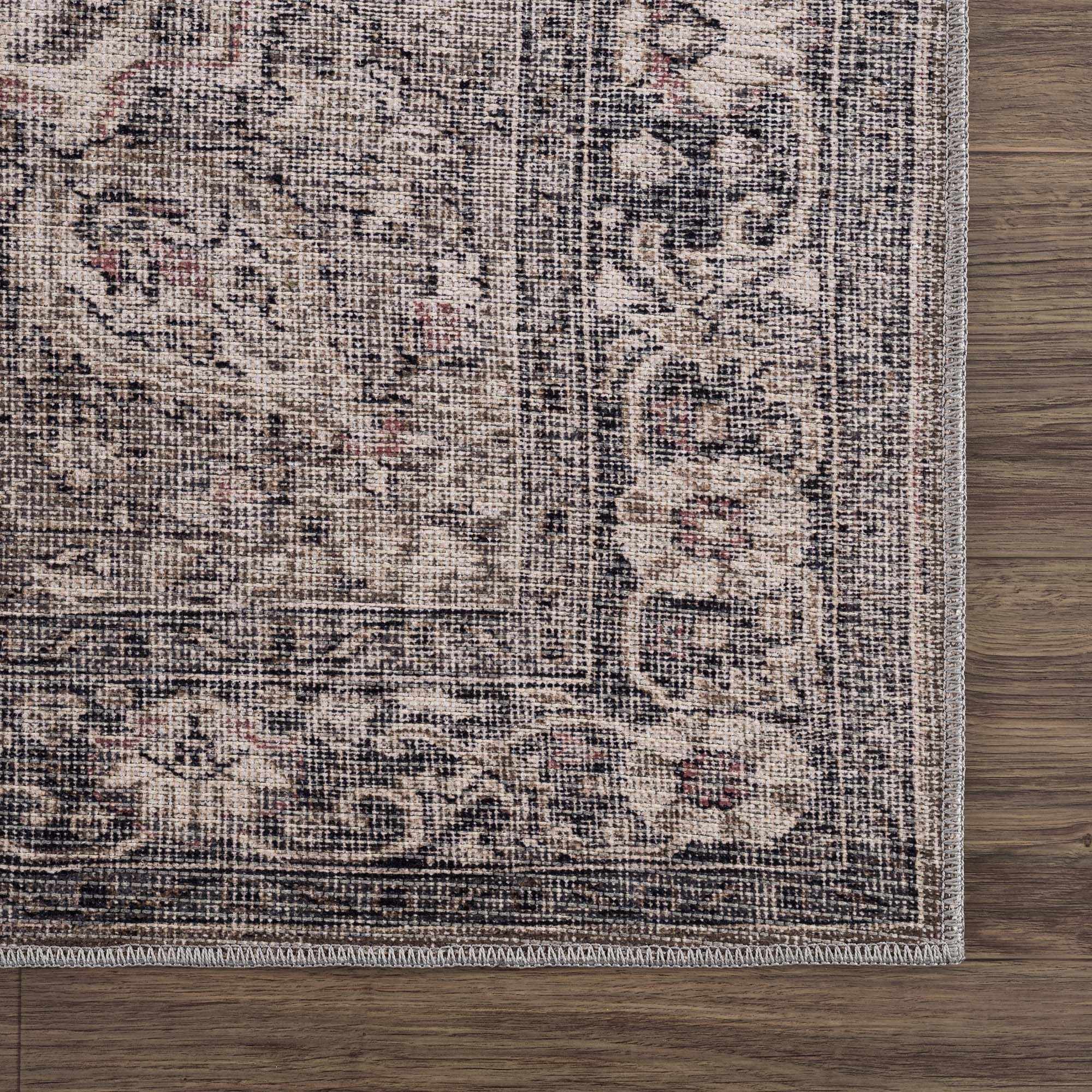 Greenpoint Dusty Blue Washable Rug by Boutique Rugs