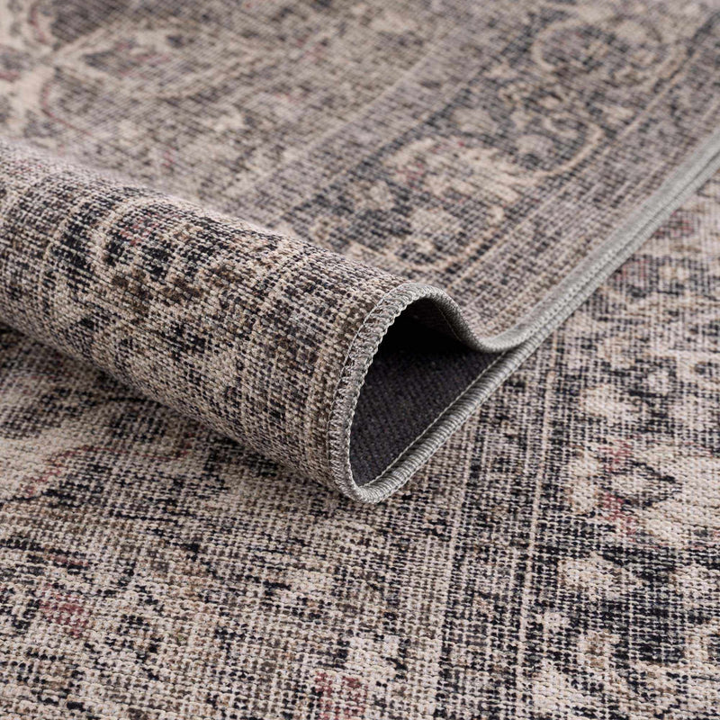Dusty Sage Greenpoint Medallion Washable Area Rug by Hauteloom