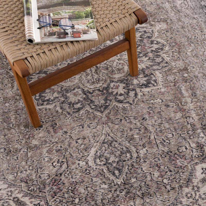 Dusty Sage Greenpoint Medallion Washable Area Rug by Hauteloom