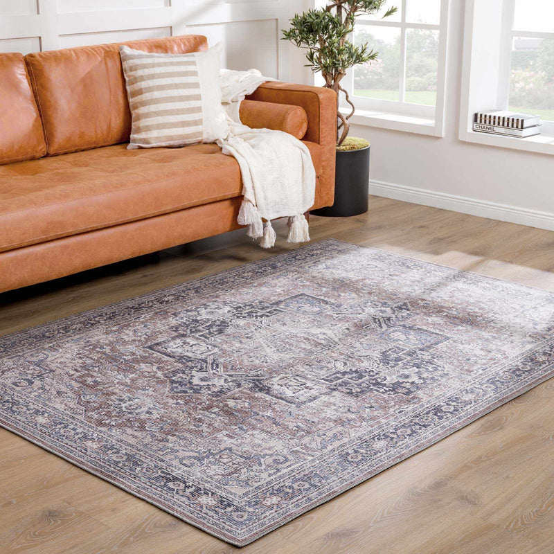 Abner Washable Area Rug by Hauteloom