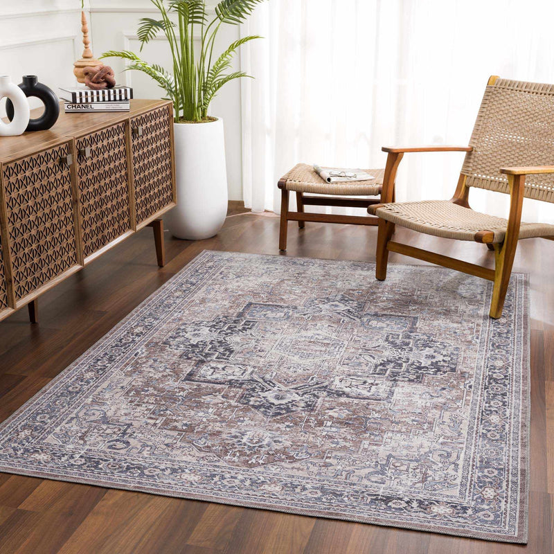 Abner Washable Area Rug by Hauteloom