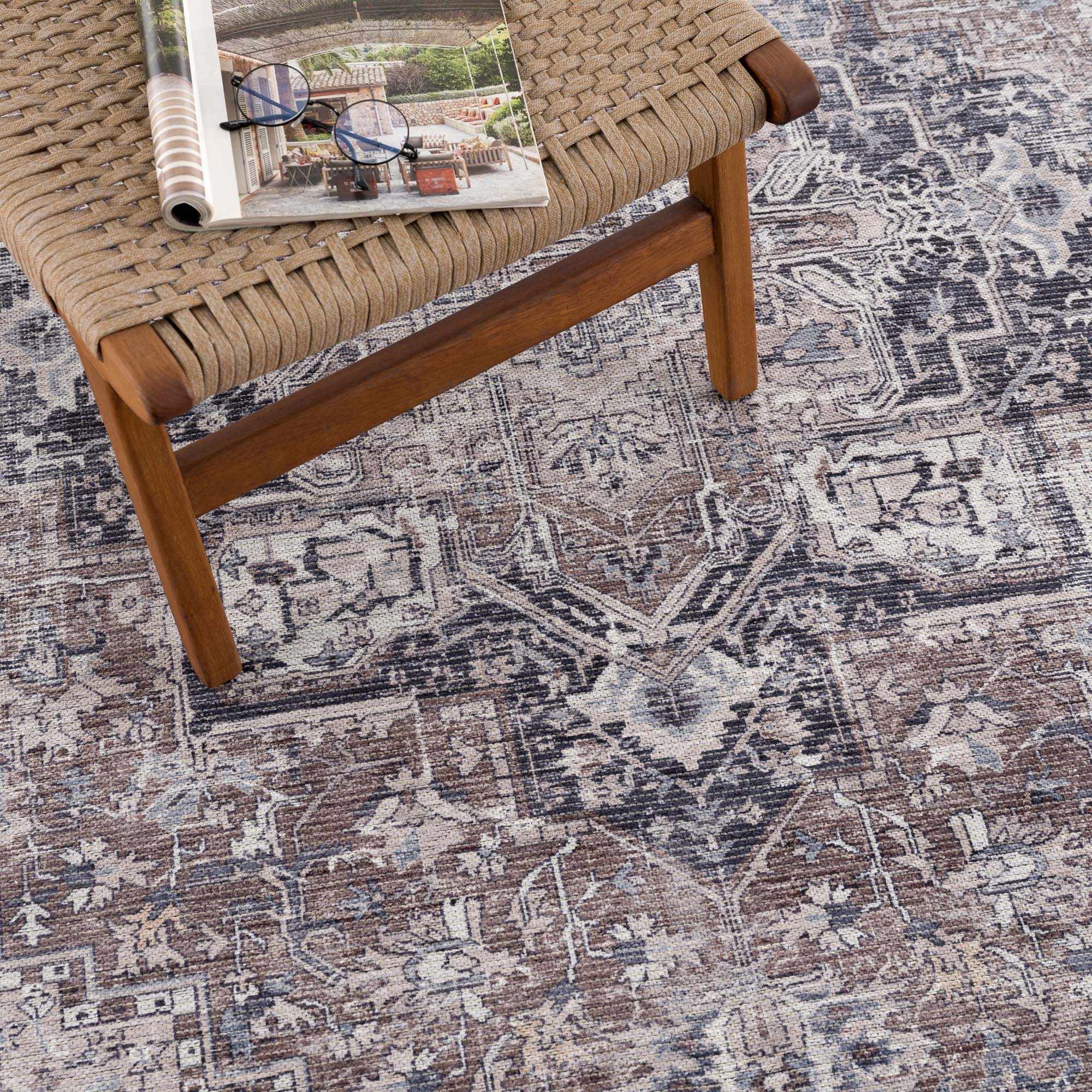 Abner Washable Area Rug by Hauteloom