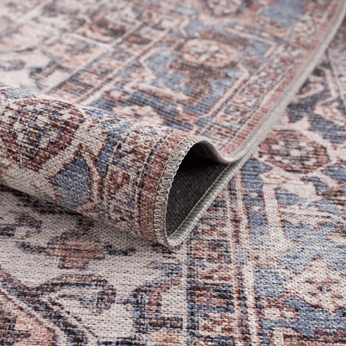 Viho Vintage Flat Pile Washable Rug - Clearance, photo 6 of 12