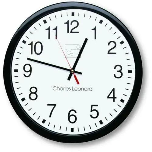14-Inch Quartz Black and White Wall Clock by HomePacific