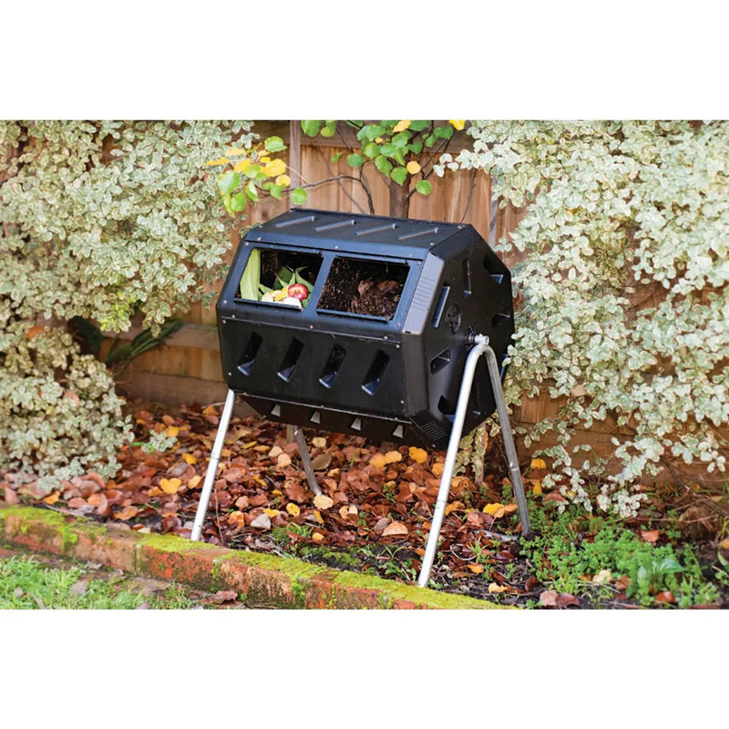37-Gallon Tumbling Compost Bin Tumbler Composter - 5 Cu. Ft. by HomePacific