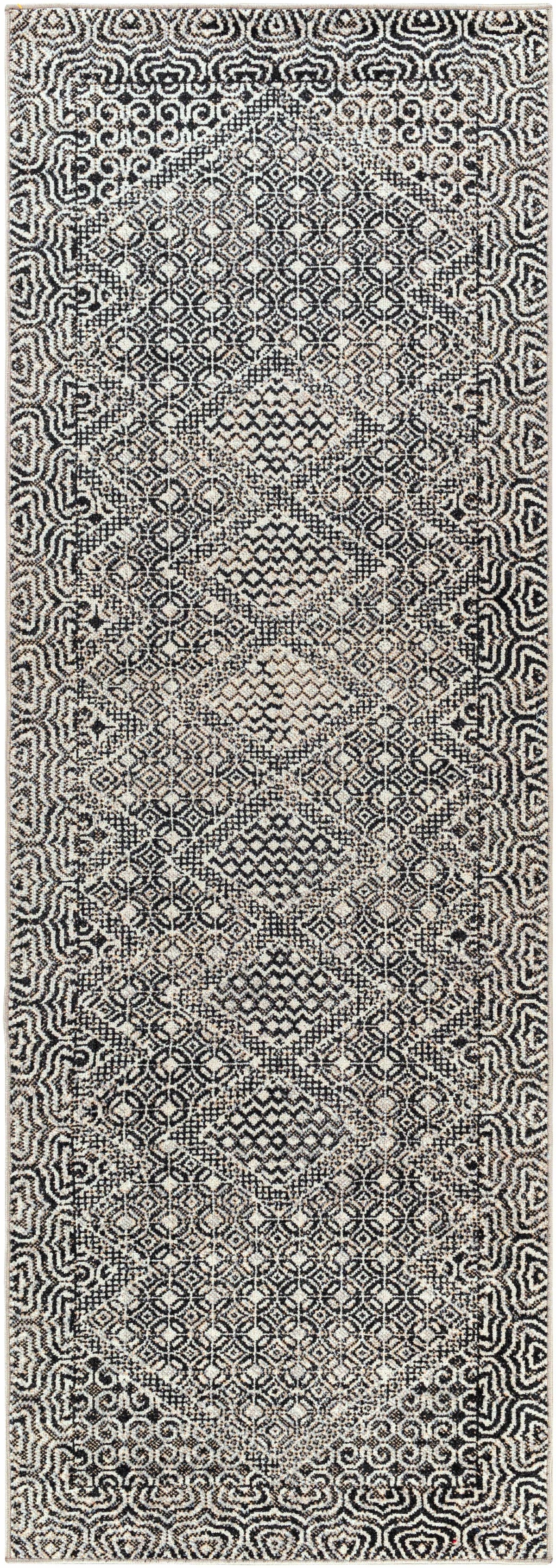Coledale Black & White Washable Rug - Clearance, photo 16 of 21