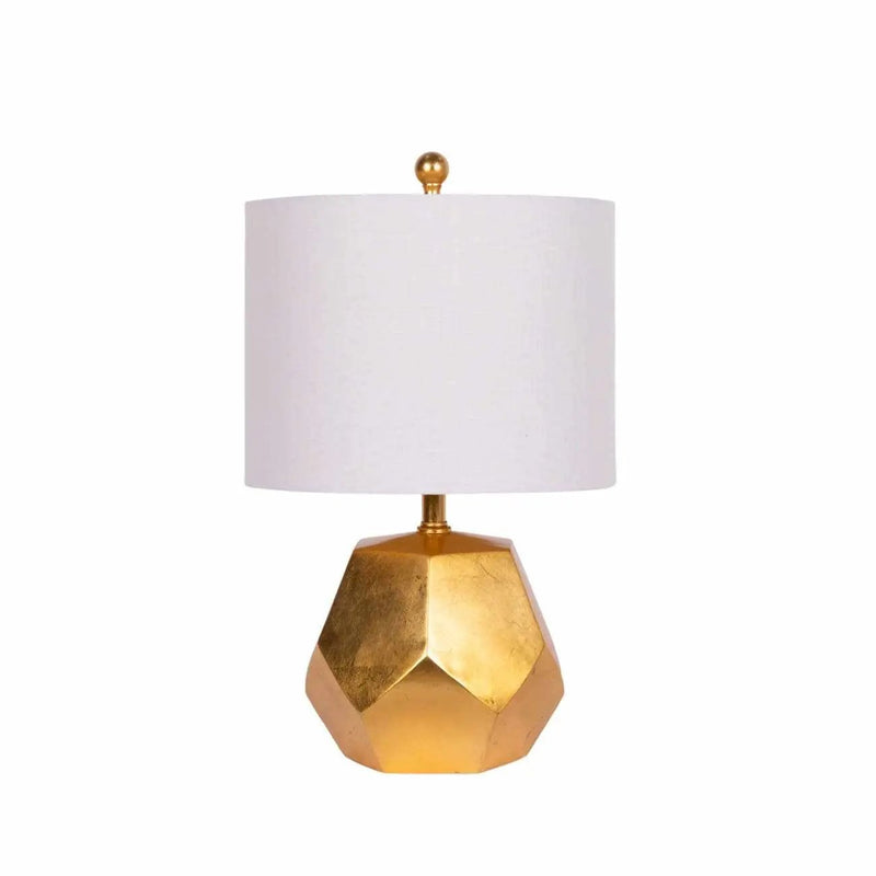 Coleford Gold Geometric Table Lamp - Clearance by Boutique Rugs