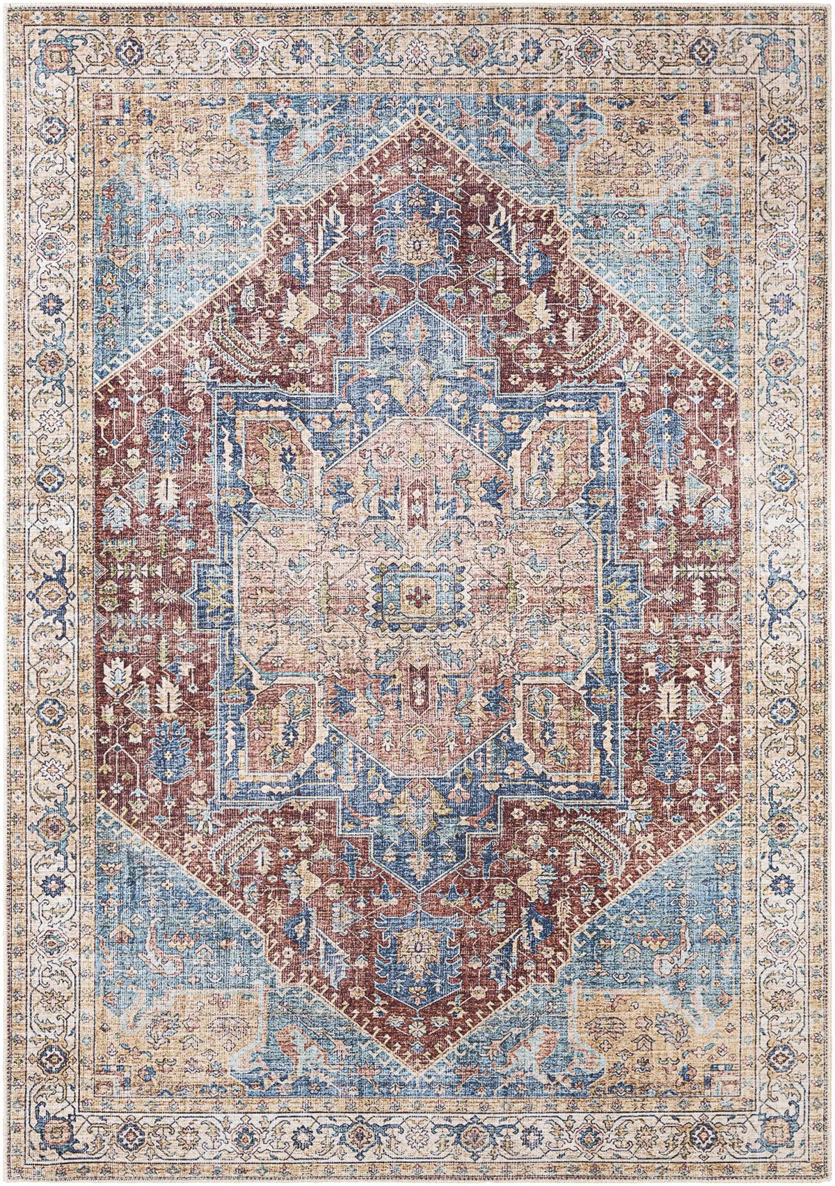Como Washable Runner Rug - Clearance