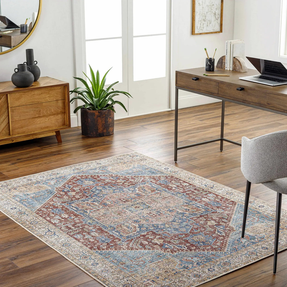 Como Washable Runner Rug - Clearance, installed in a room