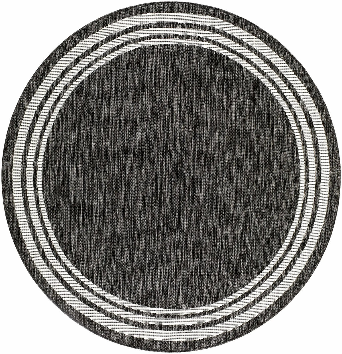 Coonamble Bordered Anthracite Outdoor Rug, photo 20 of 25