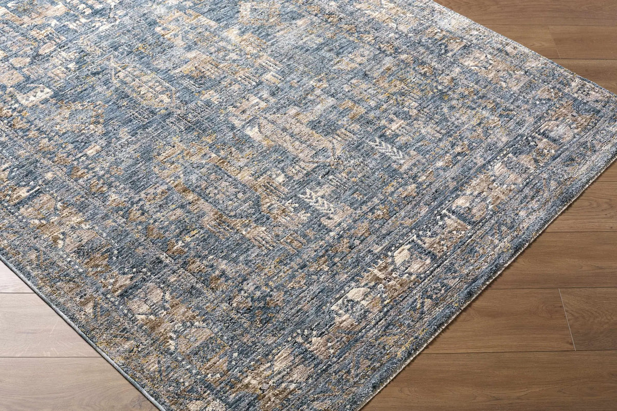 Mirabel Denim Blue Traditional Rug, photo 22 of 24