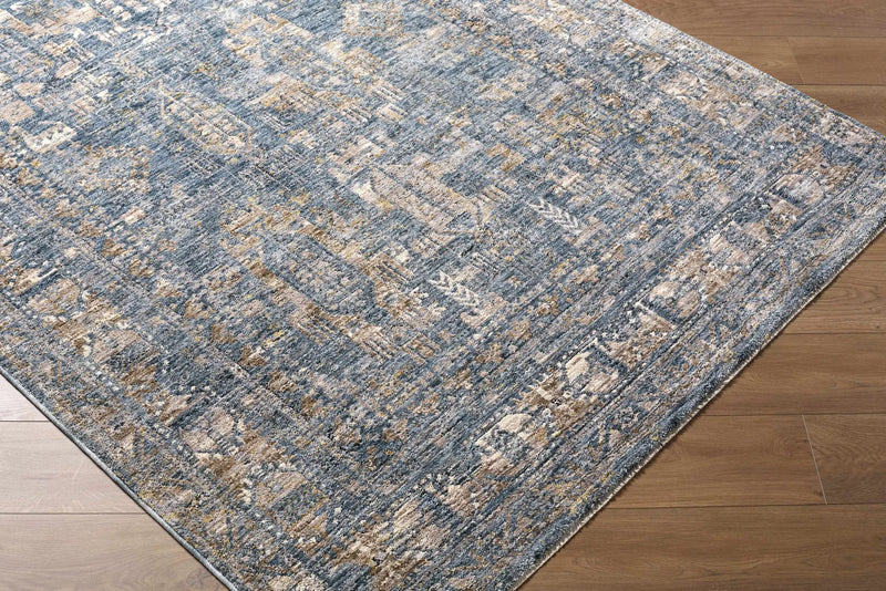 Mirabel Denim Blue Traditional Rug by Boutique Rugs