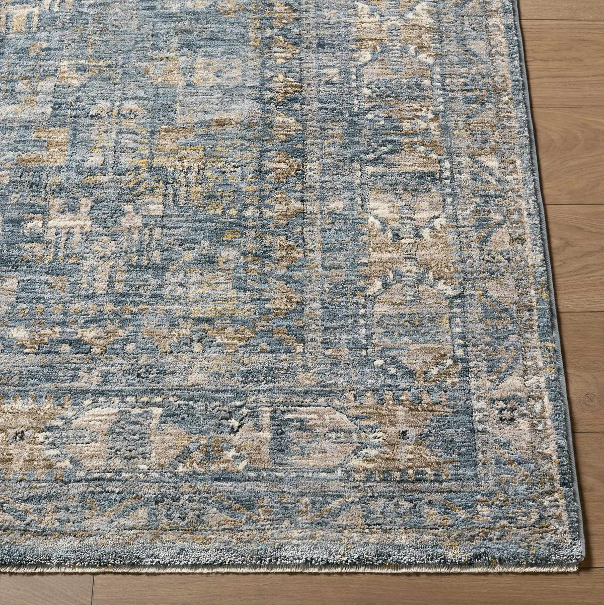 Mirabel Denim Blue Traditional Rug, photo 16 of 24