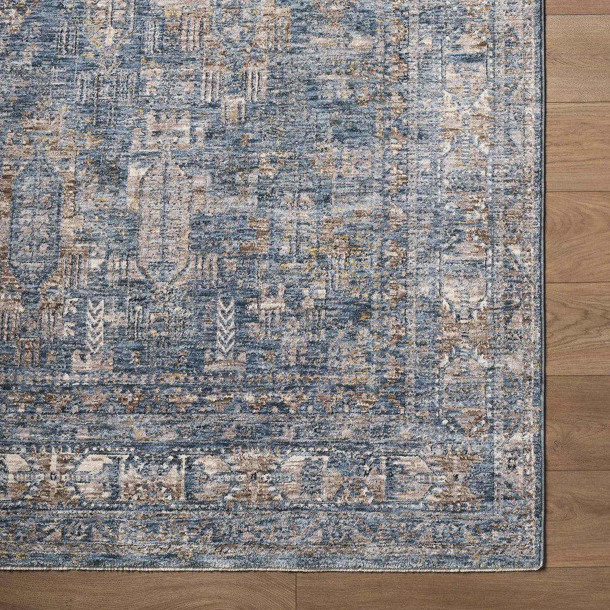 Mirabel Denim Blue Traditional Rug, photo 19 of 24