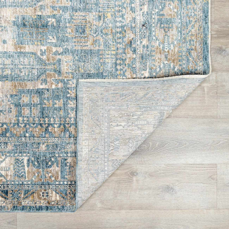 Mirabel Denim Blue Traditional Rug by Boutique Rugs