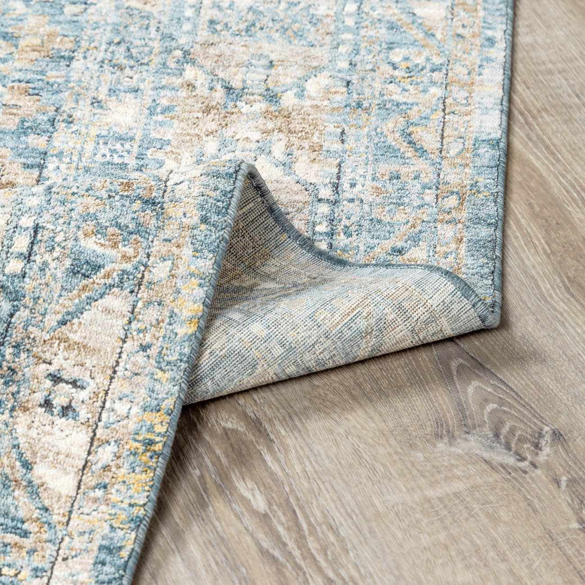Mirabel Denim Blue Traditional Rug, photo 12 of 24