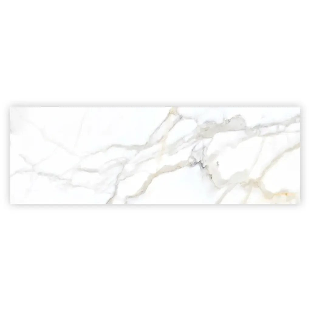 Soft White 16x48 Matte Ceramic Large Format Tile (3 pack, 15.5 sq ft/case) by Apollo Tile