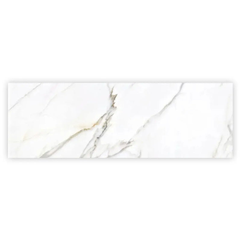 Soft White 16x48 Matte Ceramic Large Format Tile (3 pack, 15.5 sq ft/case) by Apollo Tile