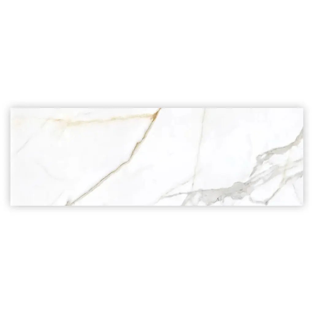 Soft White 16x48 Matte Ceramic Large Format Tile (3 pack, 15.5 sq ft/case) by Apollo Tile