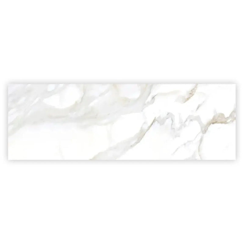 Soft White 16x48 Matte Ceramic Large Format Tile (3 pack, 15.5 sq ft/case) by Apollo Tile