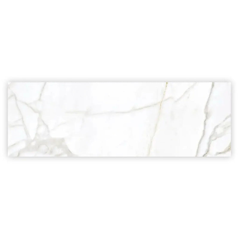 Soft White 16x48 Matte Ceramic Large Format Tile (3 pack, 15.5 sq ft/case) by Apollo Tile