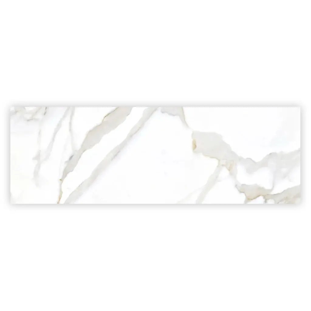 Soft White 16x48 Matte Ceramic Large Format Tile (3 pack, 15.5 sq ft/case) by Apollo Tile