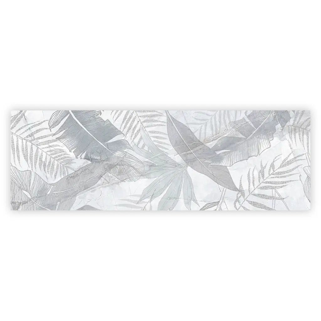 White Gray 16x48 3rd Fired Ceramic Large Format Tile (2 pack, 10.34 sq ft/case) by Apollo Tile