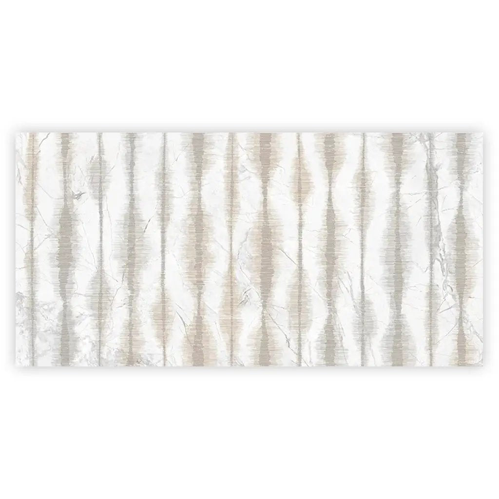 Cream beige Crisp White 24x48 Polished Porcelain Large Format Tile (1 pack, 7.75 sq ft/case) by Apollo Tile