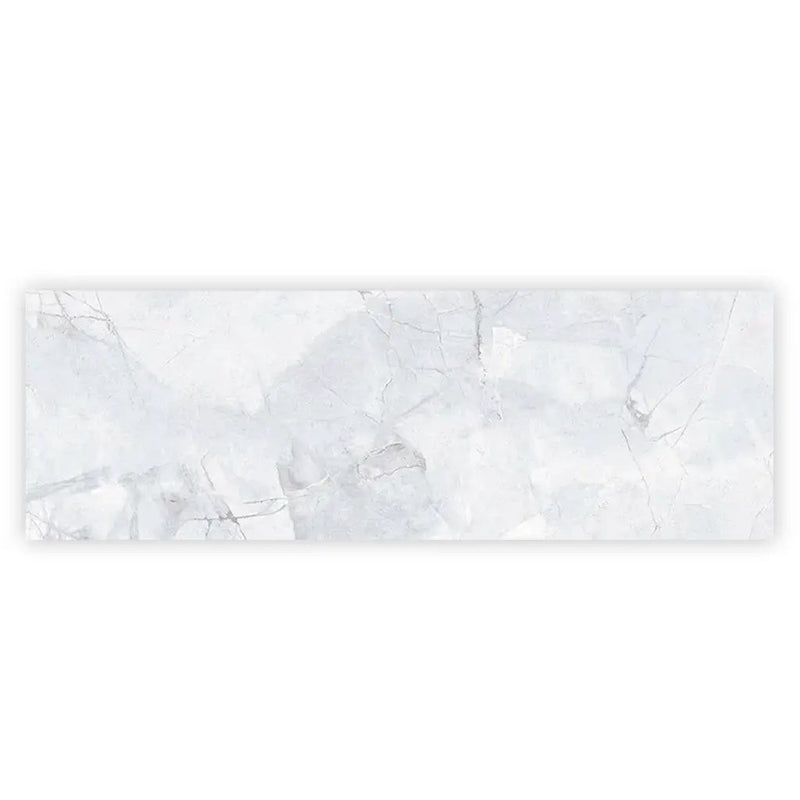 Light Grey White 16x48 Matte Ceramic Large Format Tile (3 pack, 15.5 sq ft/case) by Apollo Tile