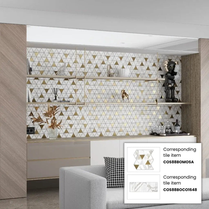 White Gray 16x48 Matte Ceramic Large Format Tile (3 pack, 15.5 sq ft/case) by Apollo Tile