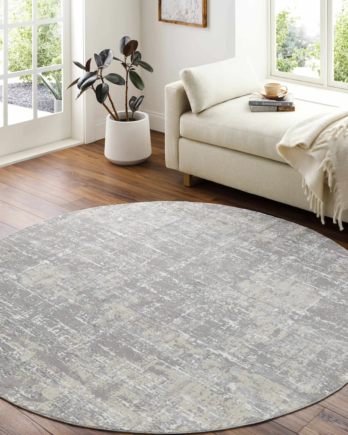 Cozahome Faux Silk Rug, installed in a room 2