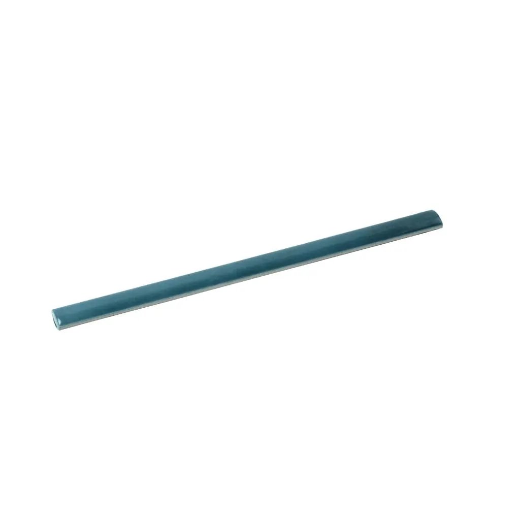 Teal Green 0.5x8 Glossy Ceramic Pencil Tile Trim (10 pack, 0.3 sq ft/case) by Apollo Tile