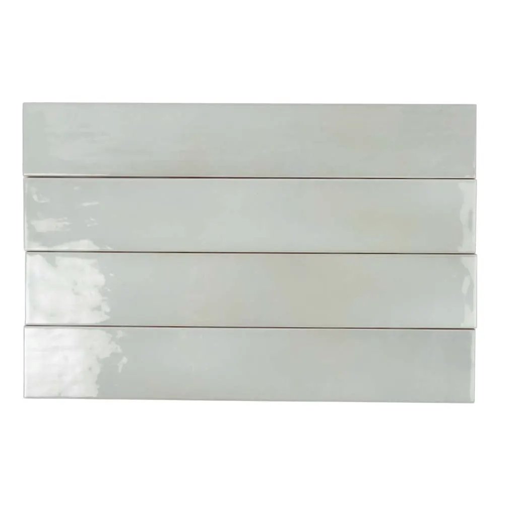 Silken Tea Green 2.6x16 Glossy Ceramic Subway Tile (38 pack, 10.76 sq ft/case) by Apollo Tile