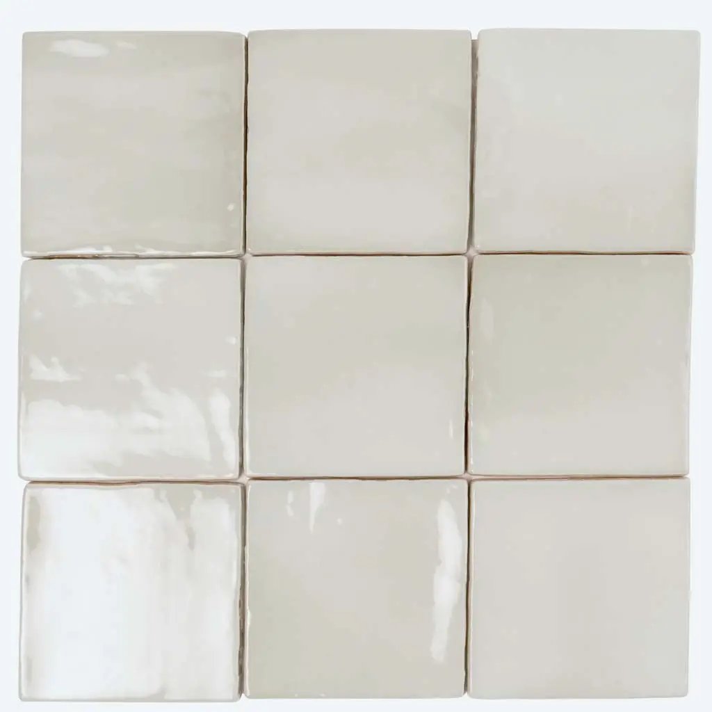 Silken 3.94 in. x 3.94 in. Glossy Tea Green Ceramic Square Tile (60 pack, 6.46 sq. ft./case) by Apollo Tile