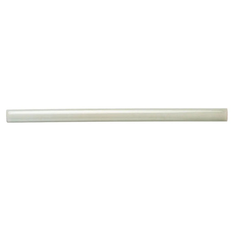 Tea Green 0.5x8 Glossy Ceramic Pencil Tile Trim (10 pack, 0.3 sq ft/case) by Apollo Tile