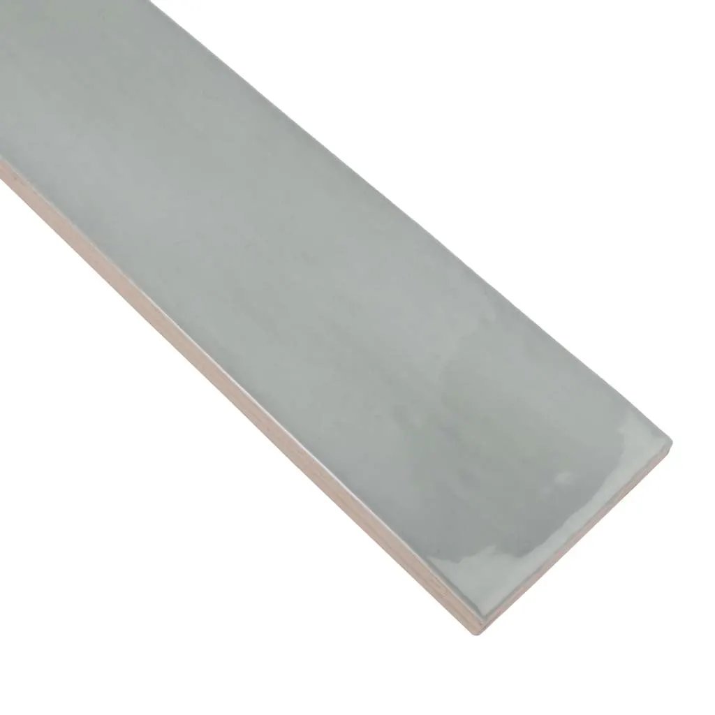 Benjamin Moore Smoke 2.6x16 Glossy Ceramic Subway Tile (38 pack, 10.76 sq ft/case) by Apollo Tile