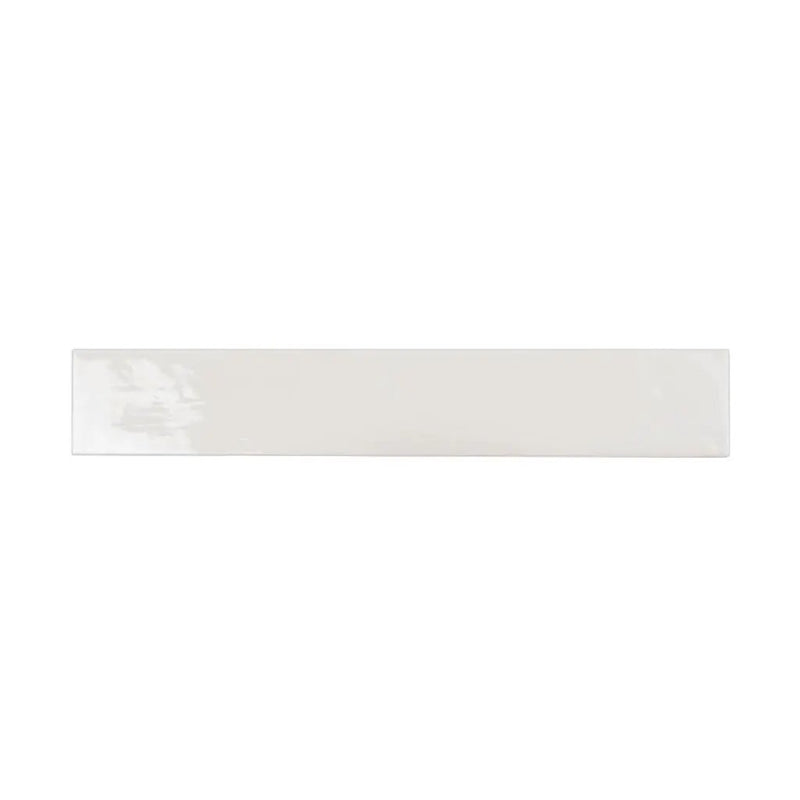 Ivory White 2.6x16 Glossy Ceramic Subway Tile (38 pack, 10.76 sq ft/case) by Apollo Tile