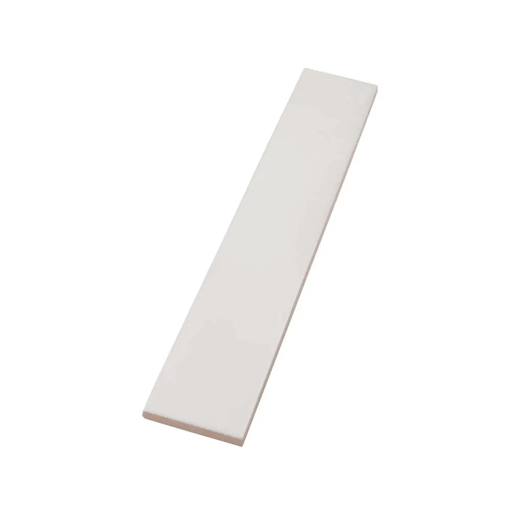 Ivory White 2.6x16 Glossy Ceramic Subway Tile (38 pack, 10.76 sq ft/case) by Apollo Tile