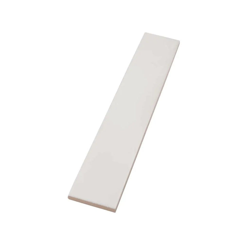 Ivory White 2.6x16 Glossy Ceramic Subway Tile (38 pack, 10.76 sq ft/case) by Apollo Tile